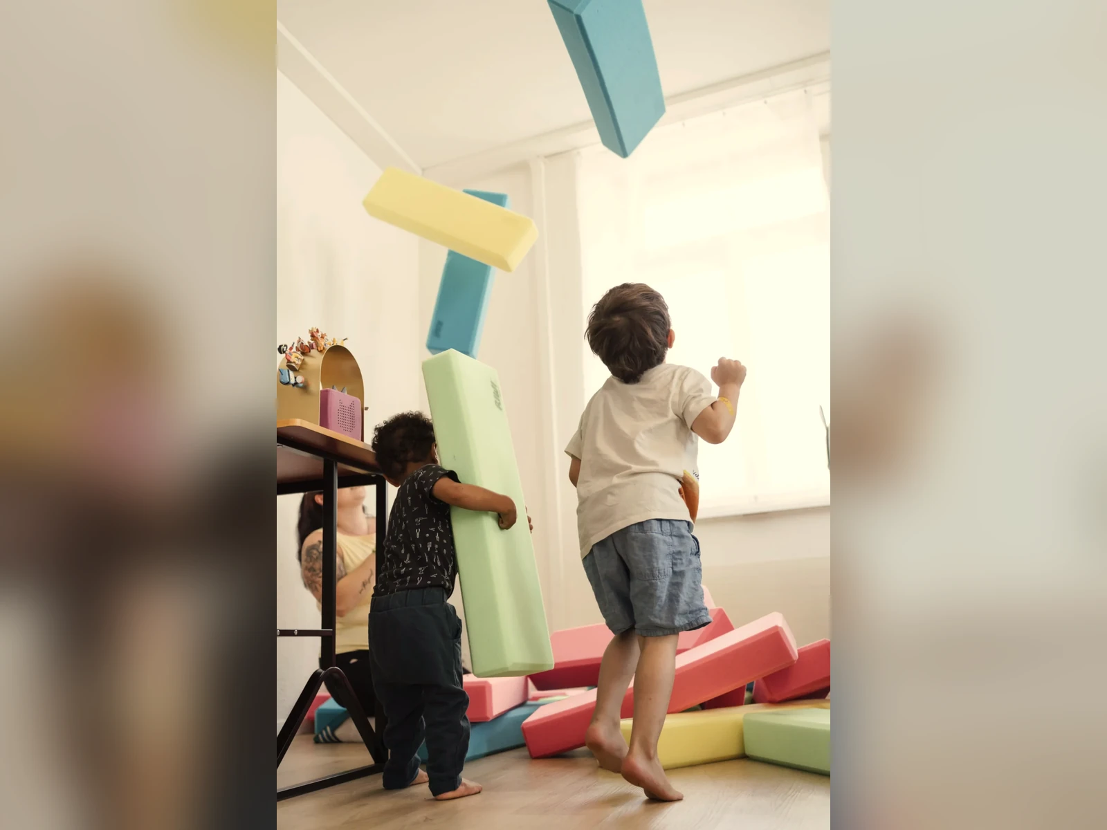 Es ist Spielzeit in der Altstadt Kita Zauberland